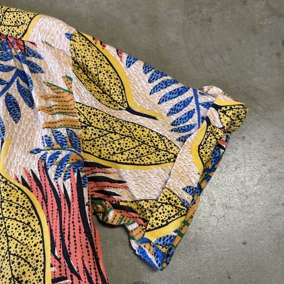 Jane and Delancey Resort Wear Set Tropical Beachy Top Pants Wide Loose Small S - Picture 13 of 16